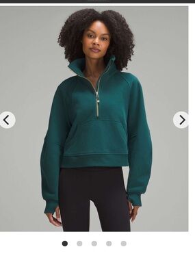 Lululemon Oversized Scuba Half Zip Funnel Neck Sweater Size M/L